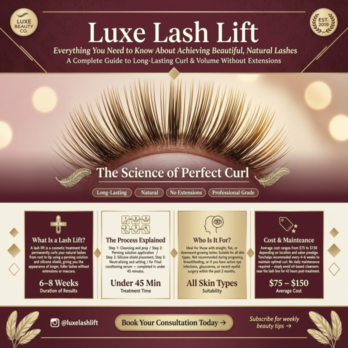 luxe lash lift