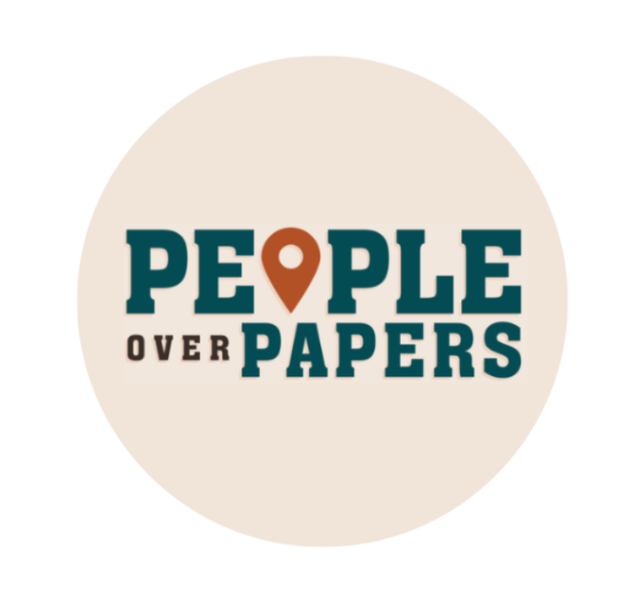 people over papers padlet